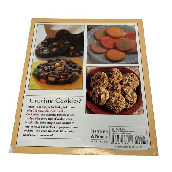 The Great American Cookie Cookbook Barnes & Noble Vintage 2001 Paperback - Picture 3 of 7